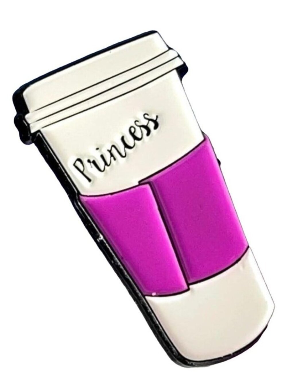 Princess Coffee Lapel Pin Mug Cup Badge Brooch Pin Accessories Jewelry Gift Pin
